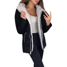 Load image into Gallery viewer, Plus Size Women&#39;s Coats 5XL Winter Thicken Warm Zipper Pockets Outerwear velvet Fashion Casual Jacket Freeshipping #YL5