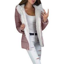 Load image into Gallery viewer, Plus Size Women&#39;s Coats 5XL Winter Thicken Warm Zipper Pockets Outerwear velvet Fashion Casual Jacket Freeshipping #YL5